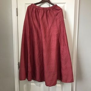 CP Shades 100% silk flowy full skirt
